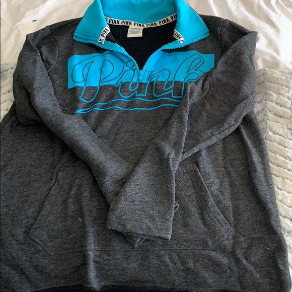 bundle of 2 PINK quarter zips - Picture 5 of 6